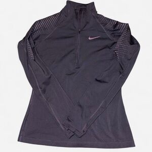 Nike Dark Purple Half-Zip Top